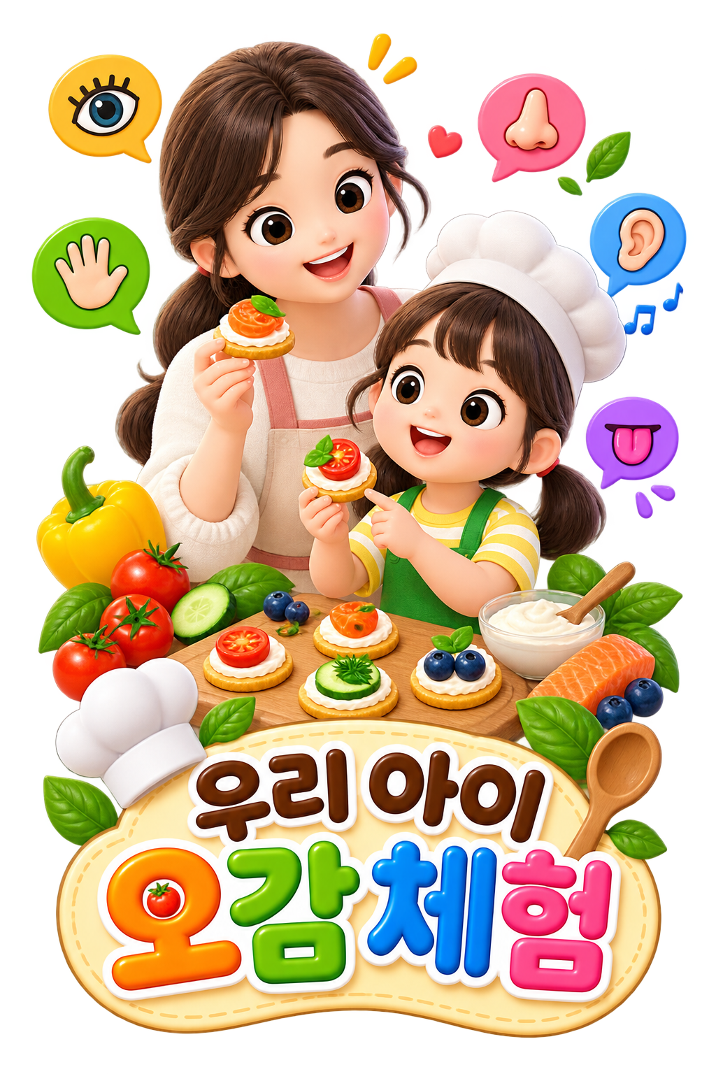 우리아이오감체험 앱 이미지